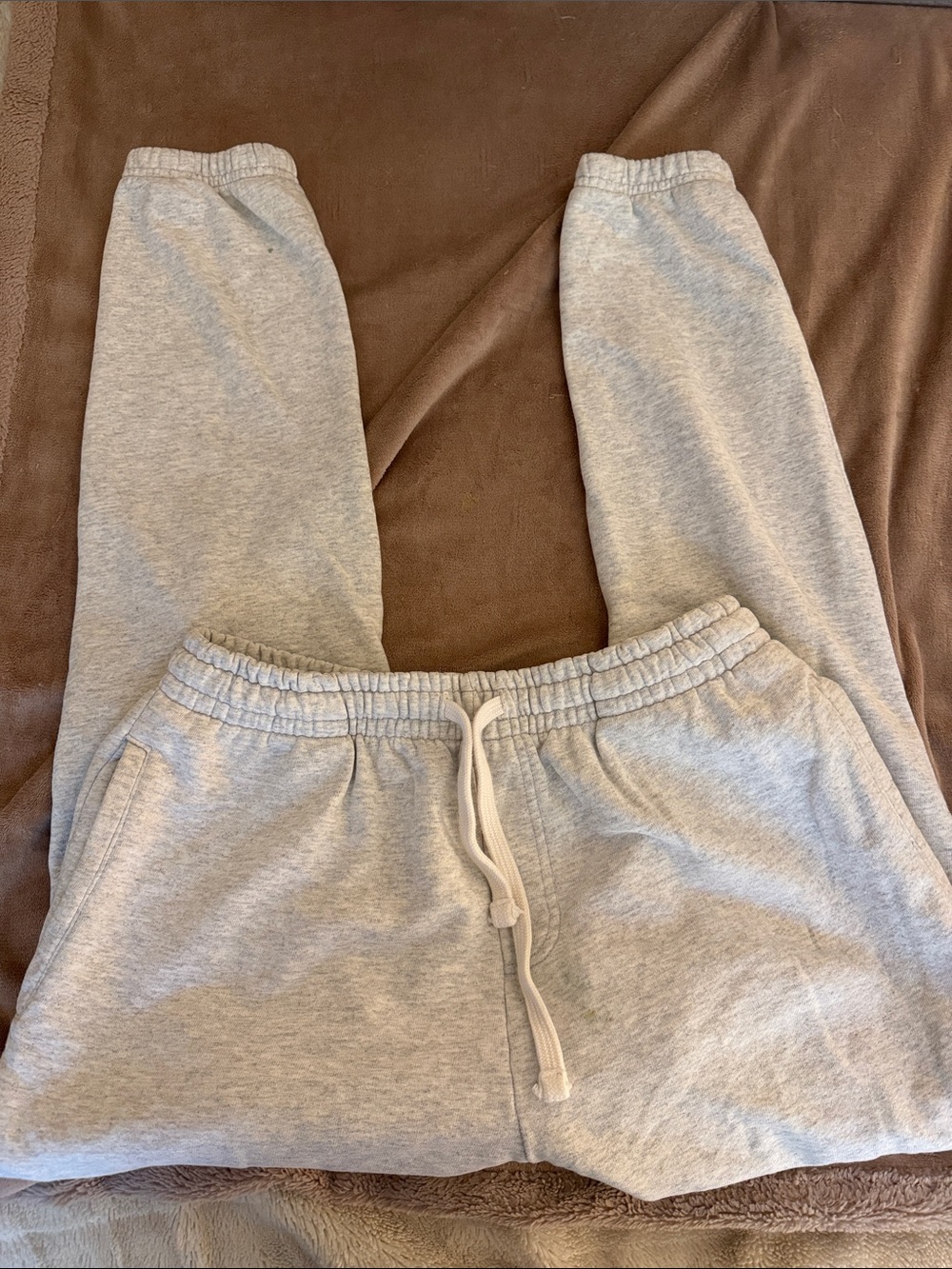 TALENTLESS Heather Light Gray Drawstring Joggers